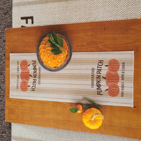 36" FAll TABLE RUNNER BY CELEBRATE FALL TOGETHER SEASONAL - Picture 5 of 6